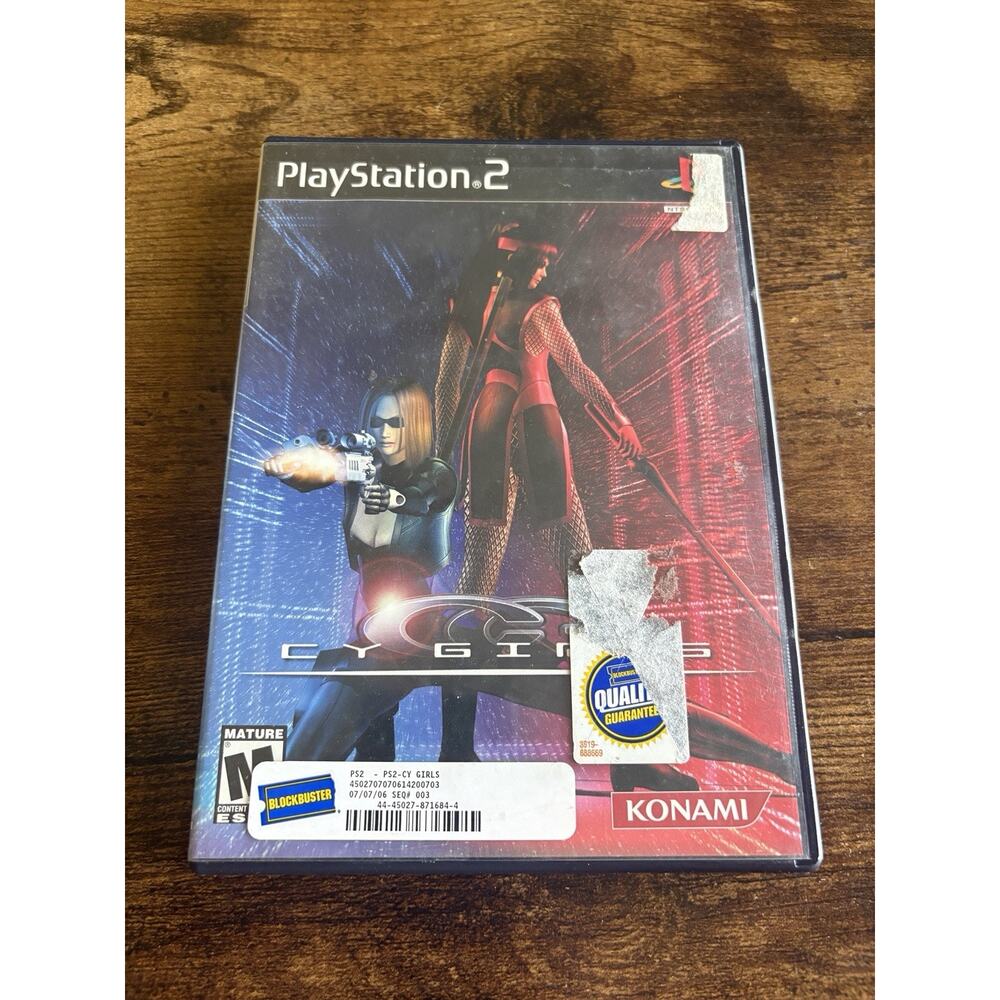 Cy Girls (Sony PlayStation 2, 2004) PS2 Complete W/Both Discs Tested